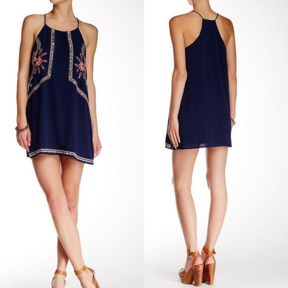 Nordstrom Dresses & Skirts - Blu Pepper By Nordstrom Racerback Embroidered Dress